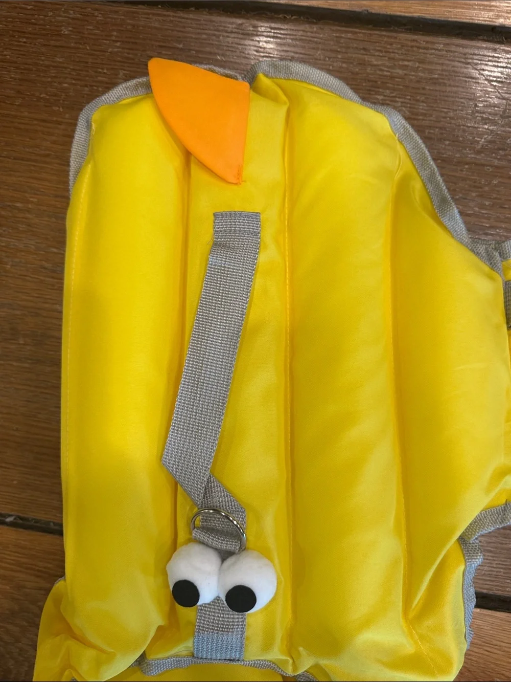 Amazon Yellow Dog Life Jacket with Gray Straps - never used. Showed up too late